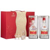 WULIANGYE 五粮液 普五 第八代 52%vol 浓香型白酒 500ml*2瓶 鸿运礼盒装