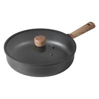 卡罗特不粘锅炒锅家用炒菜锅电磁炉燃气灶钛锅轻量不沾平底锅 28cm