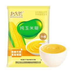 北大荒 纯玉米糊375g（10袋）非转基因玉米粥粉面羹粗粮谷物早餐冲饮低脂