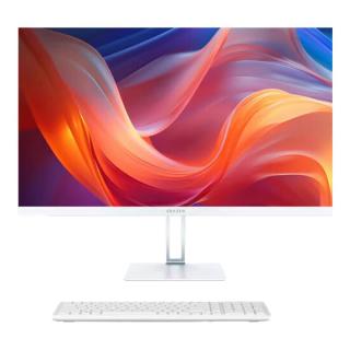 联想 高性能 一体机电脑+16G内存+512G固态  核芯显卡 23.8英寸 i5-12450H 512GB 512GB 16GB 白