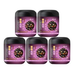 劲家庄 桑葚核桃芝麻丸5罐装枸杞红枣黑芝麻球111g罐*5中秋送礼