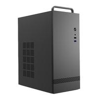 子意电脑手提小机箱0.8mm厚无侧透平头哥T02桌面家用办公主机箱(M-ATX主板) 手提厚五金小机箱