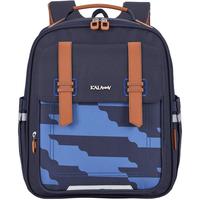 卡拉羊小减负云朵书包1-3年级儿童书包小女生CX2213+2686 【18L】藏青