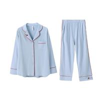 安之伴 女士家居服套装 82211721512 牛仔兰 M