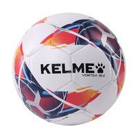 KELME 卡尔美 标准5号成人训练比赛耐磨机缝足球 9886130-深蓝红