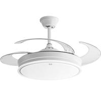 移动端、京东百亿补贴：惠普 隐形风扇灯客厅餐厅静音吊扇灯 2025年家用一体电扇吊灯具 力荐 -42寸三色-节能变频-遥控