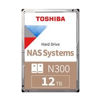 TOSHIBA 东芝 N300系列 3.5英寸 NAS硬盘 12TB（CMR、7200rpm、256MB）HDWG21C