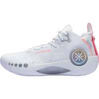 LI-NING 李宁 男鞋篮球鞋韦德幻影3男子反光减震回弹篮球场地鞋ABPT065 标准白-1 43.5