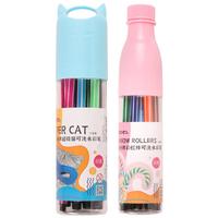 Marie's 马利 超级猫系列 H-D0052-12L 六角杆可水洗水彩笔 12色