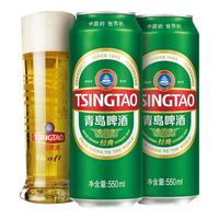 百亿补贴：青岛啤酒 原麦汁浓度11°P  大罐加量罐装 550mL 12罐