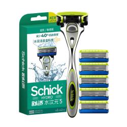 舒适 水次元5手动剃须刀 痘肌/敏感肌型 1刀架+6刀头