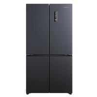 SKYWORTH 创维 光鲜系列 BCD-537W4B1 风冷十字对开门冰箱 537L 暗夜蓝