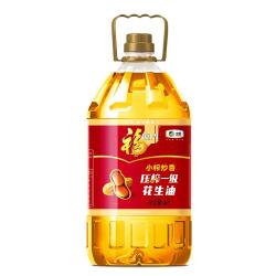 福临门 中粮福临门4L小榨压榨一级桶装炒香花生花生油