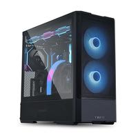 LIAN LI联力L207鬼斧机箱台式ATX大板MATX风冷360水冷电竞游戏电脑台式机主机 鬼斧 L207 黑色 鬼斧 L207R 黑色