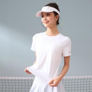 361°【UPF50+】凉感瑜伽T恤女短袖跑步运动上衣透气瑜伽服