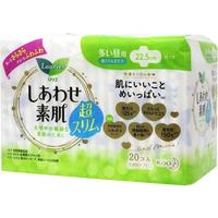 乐而雅 花王进口F透气棉柔纤巧日用护翼型卫生巾22.5cm20片姨妈巾自营
