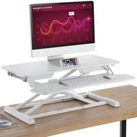 Brateck 北弧 D450 升降电脑桌 石英白