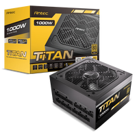 安钛克 额定1000w Titan电源 金牌全模 ATX3.1/原生PCIE5.1/日系电容/自动启停/接口全电压/智能温控