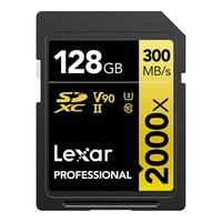 Lexar 雷克沙 PROFESSIONAL SD存储卡 128GB(UHS-II、V90、U3)