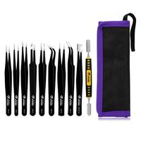 TOPFORZA 拓伏锐 TZ-4510 不锈钢镊子套装 10件套