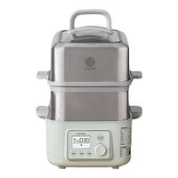 BUYDEEM/北鼎 全自动预约 蒸炖锅+炖盅套件+二层蒸架 浅杉绿 10L