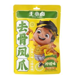 王小卤 独立包装 无骨鸡爪  柠檬味72g ≤200g
