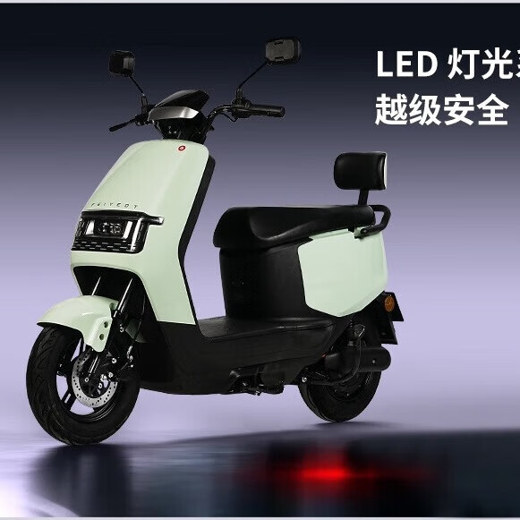 小牛蓝蓝 2025补贴40%可上牌男女高性能电动车72V电动摩托车60V托踏板电瓶车美团外卖电摩代步车