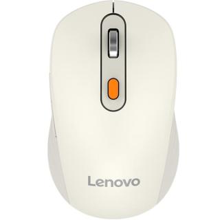 联想 Howard 2022款 2.4G蓝牙 双模无线鼠标 1600DPI 樱花白