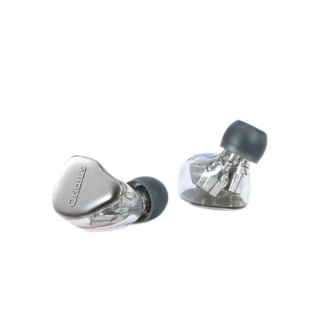 Jaben 甲本 银黄鹂JP 入耳式挂耳式动铁有线耳机 银色 4.4mm