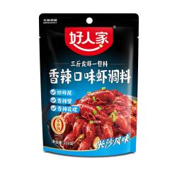 好人家 香辣口味小龙虾调料220g香辣蟹海鲜调味料2人份
