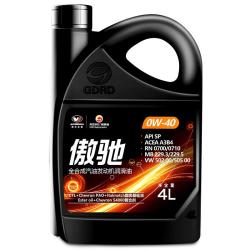 高德润达 傲驰系列 SP级 A3B4 0W-40 PAO酯类高灰分全合成汽机油 4L