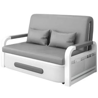 移动端、京东百亿补贴：雷扬 折叠沙发床两用小户型布艺伸缩床客厅阳台多功能床2024 7cm海绵