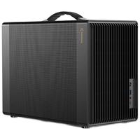 动力火车;POWERTRAIN未知玩家P40便携式MATX手提机箱桌面风冷铁网侧透游戏主机小机箱 P40黑色单机箱(一个棱镜4PRO风扇)