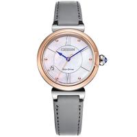 CITIZEN 西铁城 L花语风吟系列 30毫米光动能腕表 EM1074-15D