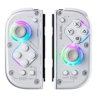 aolion澳加狮J20骑士Switch手柄joycon手柄适用于任天堂NS主机Oled体感震动左右分体游戏手柄 手柄+收纳盒+充电握把【标准款】+充电线+接收器