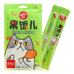 顽皮 果饭儿猫条60g(12g*5条) 随机口味猫零食 粮猫湿粮新老包装随机发