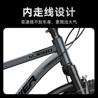 永久自行车成人山地车自行车青少年男女骑行铝合金变速公路车单车 灰色 【铝合金+三刀轮】 24寸【身高135-165cm】 30速【山地越野 20%用户选择】