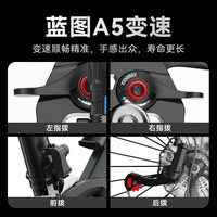 永久自行车成人山地车自行车青少年男女骑行铝合金变速公路车单车 灰色 【铝合金+三刀轮】 26寸【身高155-185cm】 24速【通勤代步 30%用户选择】