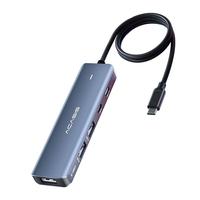 阿卡西斯 Type-C扩展坞苹果Mac5合1桌面拓展坞电脑桌Type-C转usb转接头USB3.0分线器视频