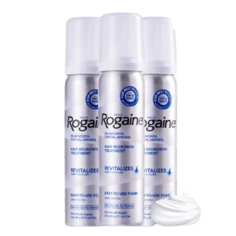 88VIP：Rogaine 培健 5%米诺地尔酊男士生发泡沫 60g*3瓶