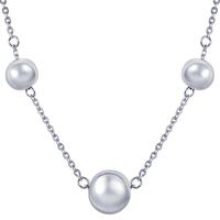 Chow Sang Sang 周生生 91283N 圆珠Pt950铂金项链 47cm 7g