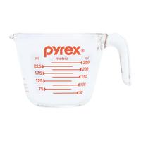 Pyrex 玻璃量杯 250ml 元气橘红色