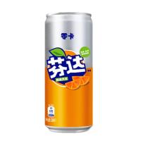 芬达 可口可乐（Coca-Cola）芬达Fanta 高考季 无糖零卡橙味碳酸饮料330ml*24摩登罐