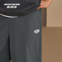 斯凯奇防晒裤男子中筒束脚两穿裤户外运动裤宽松撞色时尚机能风