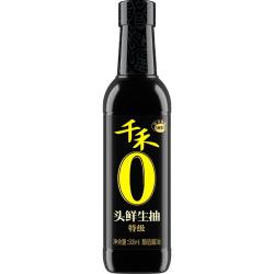 千禾 零添加特级酱油 头鲜生抽500ml