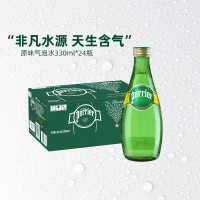 88VIP：巴黎水 perrier 充气天然矿泉水 原味330ml×24