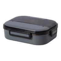 美厨（maxcook）304不锈钢饭盒 微波炉饭盒5格保温饭盒 配餐具 灰MCFT0627 304不锈钢5格配餐具 透明灰