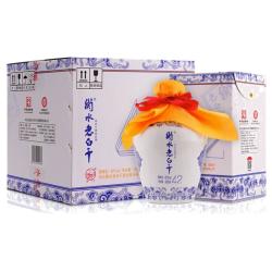 衡水老白干 白酒 青花手酿 42度500ml*4瓶  整箱装 口粮白酒