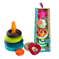 B.Toys 比乐 BX1462Z 发光多功能球+BX1372Z 叠叠乐