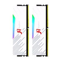KINGBANK 金百达 白刃 DDR5 6400Mhz RGB 台式机内存 灯条 64GB 32GBx2 C32